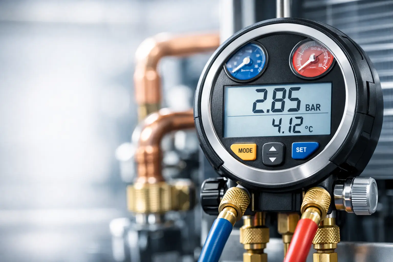 Certifikovaný technik při práci na Mělnicku